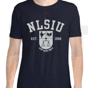 Premium NLSIU Round-Neck T-Shirt [Nightfall Navy Blue]