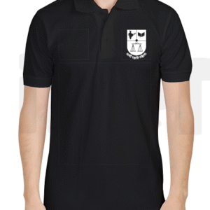 Premium NLSIU Classy Polo Shirt [Bold Black]
