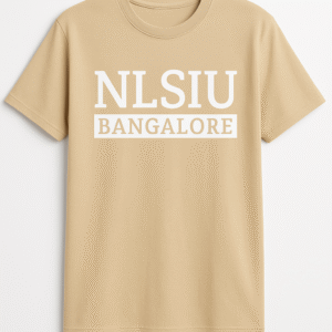 Original NLSIU Round-Neck T-Shirt [Bright Beige]