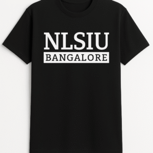 Original NLSIU Round-Neck T-Shirt [Bold Black]